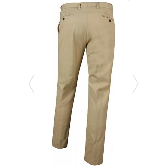 Footjoy Mens Golf Trousers 38x30‎ Tan 1857 Sueded Cotton Twill 29009 NWT - Picture 3 of 12